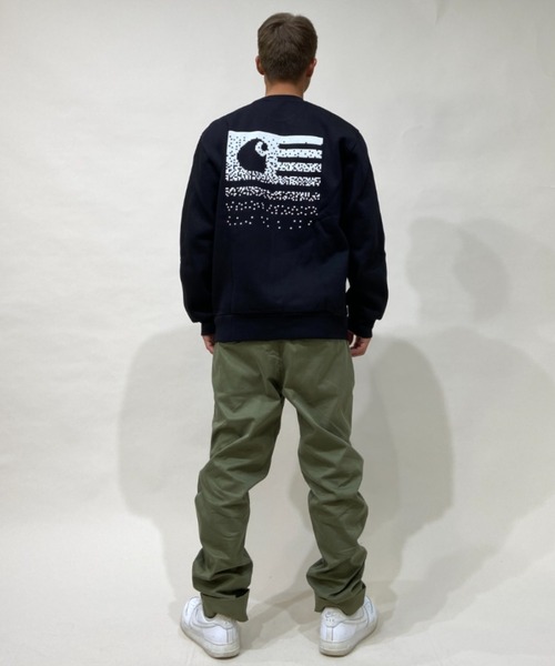 Carhartt(カーハート)の「Carhartt WIP/カーハートダブリューアイピー クルースウェット I029528(スウェット・メンズ・ブラウン/グレー/ブラック・XL/L/M)」の12枚目の写真