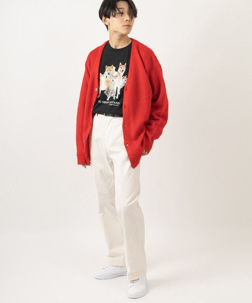 SlashDate(スラッシュデイト)の「INU SHIKA KATAN LONG SLEEVE TEE / 犬しか勝たん 長袖Tシャツ(Tシャツ/カットソー・メンズ・ホワイト/ブラック/オフホワイト/ブルー/グリーン/ブラック系その他・S/M/L)」の9枚目の写真