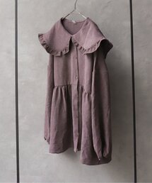 BREEZE by yumi.（ブリーズバイユミ）の「WEB限定 コーデュロイセーラーチュニック大人【BREEZE by yumi.】（チュニック・パープル系）」