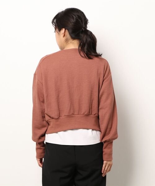 JUMELLE（ジュメロ）の「ハニカムカーディガン（カーディガン/ボレロ・レディース・テラコッタ/グレイッシュベージュ/ブラック・FREE）」の13枚目の写真