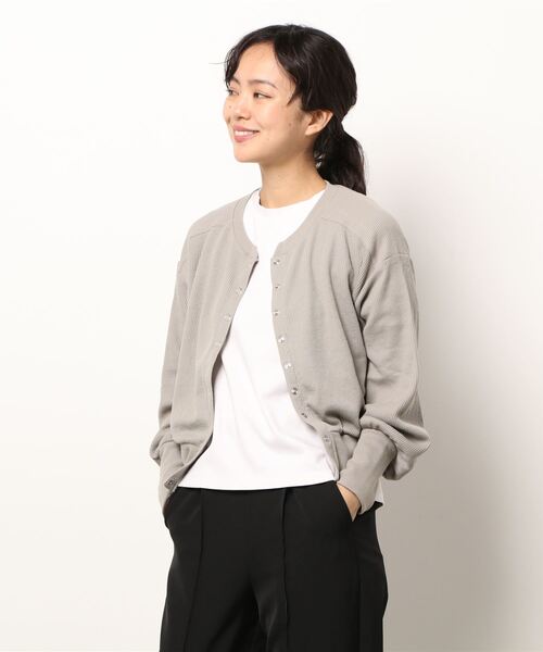 JUMELLE（ジュメロ）の「ハニカムカーディガン（カーディガン/ボレロ・レディース・テラコッタ/グレイッシュベージュ/ブラック・FREE）」の20枚目の写真