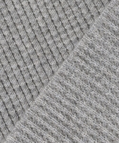 J.PRESS(ジェイプレス)の「【洗える】CASHMERE BLEND ラウンドヘム ワッフル ニット(ニット/セーター・レディース・ベージュ系/ライトグレー系・F)」の19枚目の写真