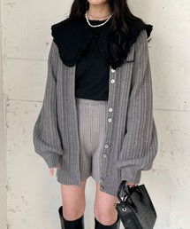 EPIMI E'PIMMY | 《ユニセックス》マルチウェイリブオーバーチュニックカーディガン(カーディガン/ボレロ)