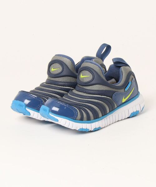 20cm ブルー オレンジ ナイキ ダイナモ フリー PS スリッポン NIKE（ナイキ）の「《NIKE》ﾀﾞｲﾅﾓﾌﾘｰPS（スリッポン）」 - WEAR
