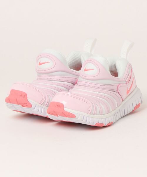 19cm 白 ピンク ナイキ ダイナモ フリー PS スリッポン NIKE ナイキ DYNAMO FREE TD ベビーシューズ スリッポン