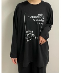 正規品♡ロブション♡シルク♡レーヨンバックロゴ上下セット　ジェラートピケ gelato pique（ジェラートピケ）の「【Joel Robuchon & gelato