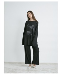 正規品♡ロブション♡シルク♡レーヨンバックロゴ上下セット　ジェラートピケ 61180341b_b_08_215.jpg