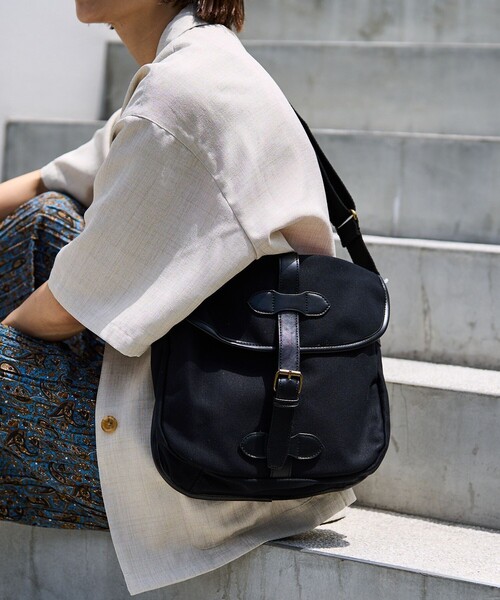 FREAK'S STORE（フリークスストア）の「ROVERETO/ロベレート キャンバスベルトショルダーバッグ（ショルダーバッグ・レディース・ブラック/ベージュ・ONE SIZE）」の9枚目の写真