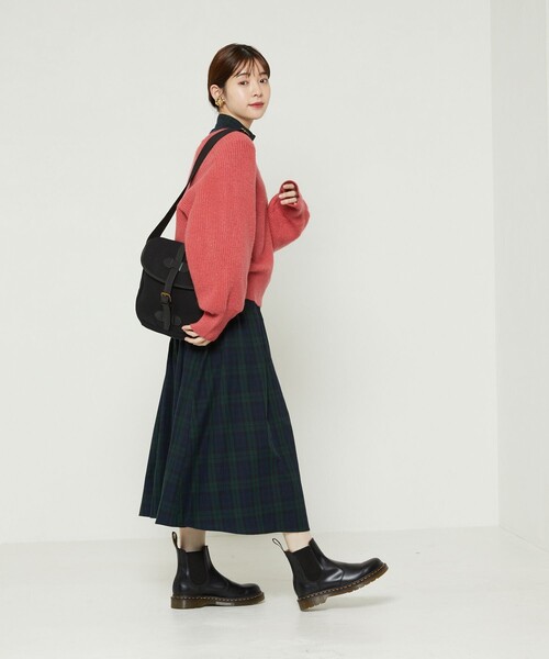 FREAK'S STORE（フリークスストア）の「ROVERETO/ロベレート キャンバスベルトショルダーバッグ（ショルダーバッグ・レディース・ブラック/ベージュ・ONE SIZE）」の11枚目の写真