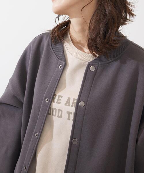 SHOO・LA・RUE(シューラルー)の「◆裏起毛ブルゾン(ブルゾン・レディース・チャコールグレー/ピンク系/ブラック/アイボリー・00)」の18枚目の写真