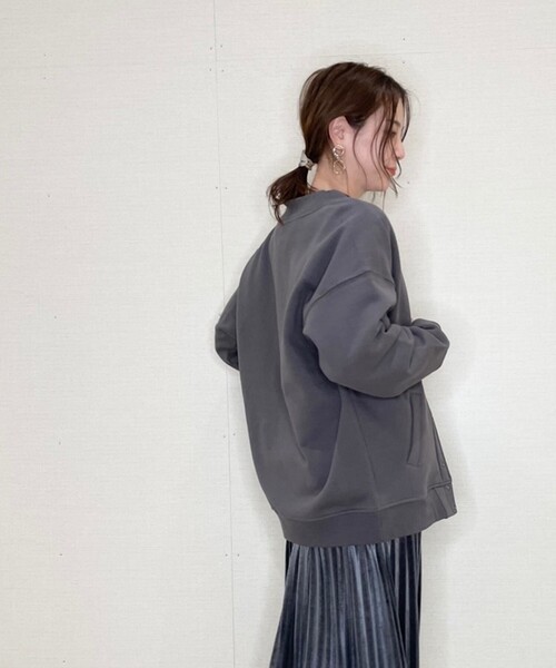 SHOO・LA・RUE(シューラルー)の「◆裏起毛ブルゾン(ブルゾン・レディース・チャコールグレー/ピンク系/ブラック/アイボリー・00)」の22枚目の写真