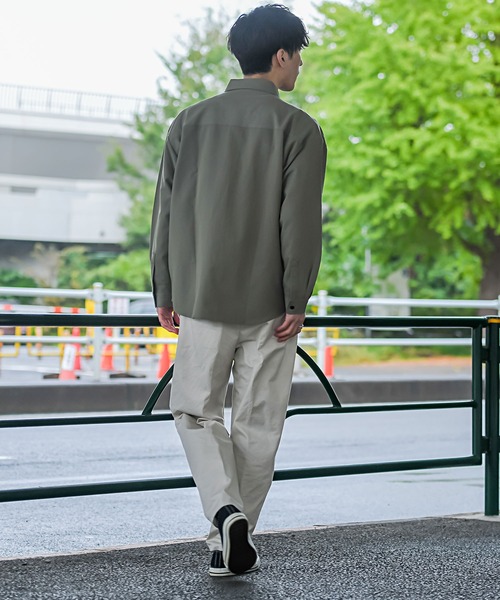 SILVER BULLET（シルバーバレット）の「『SILVER BULLET SELECT AP/シルバーバレットセレクト』長袖とろみ無地シャツ（シャツ/ブラウス・メンズ・A/B/C/D/E/F/G/H/I・M/L）」の13枚目の写真