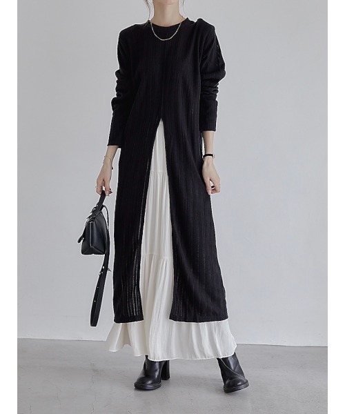 amel（エイメル）の「カットデザインワンピース（ワンピース・レディース・ブラック・FREE）」の15枚目の写真