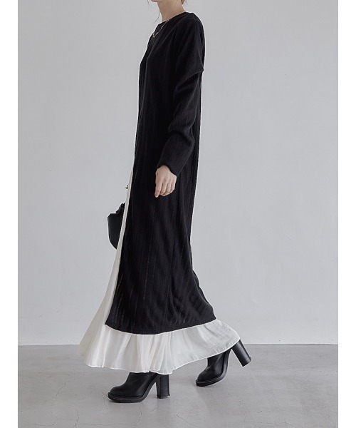 amel（エイメル）の「カットデザインワンピース（ワンピース・レディース・ブラック・FREE）」の8枚目の写真