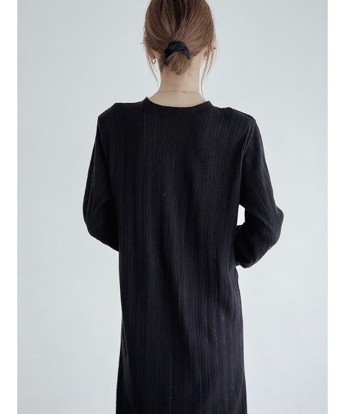 amel（エイメル）の「カットデザインワンピース（ワンピース・レディース・ブラック・FREE）」の5枚目の写真