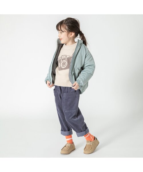 BREEZE（ブリーズ）の「コーデュロイビックポケットパンツ 10分丈（その他パンツ・キッズ・ベージュ/ネイビー・120/80/140/90/110/100/130）」の14枚目の写真