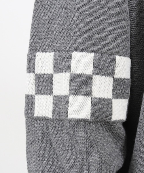 MARBLES(マーブルズ)の「MARBLES (マーブルズ)mn2491-CHECKER BORDER KNIT PULLOVER チェッカーボーダーニットプルオーバー(ニット/セーター・メンズ・トップグレー/ネイビー・MEDIUM/LARGE/X-LARGE)」の18枚目の写真