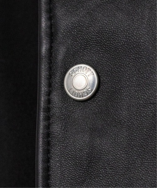 schott(ショット)の「【Schott / ショット】シープレザー コーチジャケット(その他アウター・メンズ・ブラック・MEDIUM/LARGE/X-LARGE)」の6枚目の写真