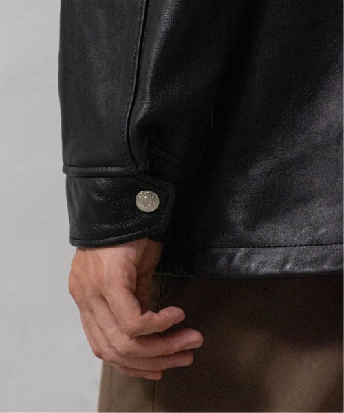 schott(ショット)の「【Schott / ショット】シープレザー コーチジャケット(その他アウター・メンズ・ブラック・MEDIUM/LARGE/X-LARGE)」の8枚目の写真