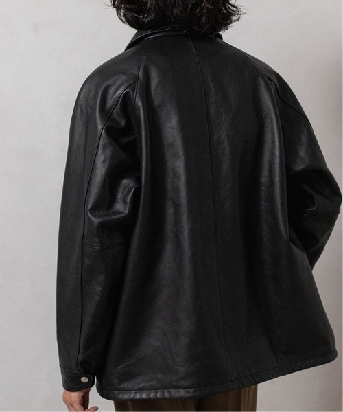 schott(ショット)の「【Schott / ショット】シープレザー コーチジャケット(その他アウター・メンズ・ブラック・MEDIUM/LARGE/X-LARGE)」の9枚目の写真