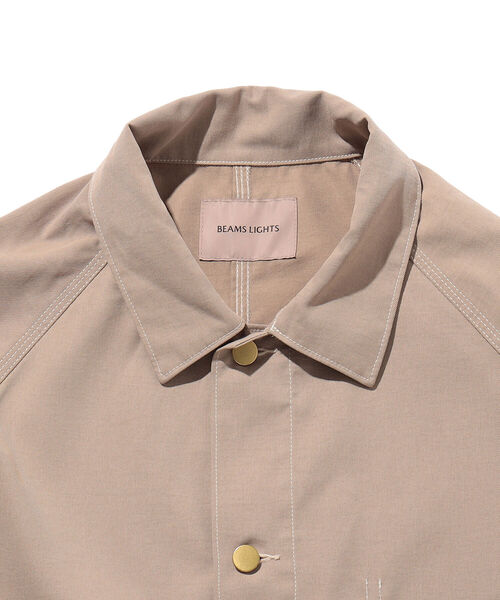 BEAMS LIGHTS（ビームスライツ）の「BEAMS LIGHTS / ツイル カバーオール（カバーオール・メンズ・ベージュ/ネイビー・SMALL/MEDIUM/LARGE）」の4枚目の写真