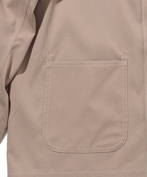 BEAMS LIGHTS（ビームスライツ）の「BEAMS LIGHTS / ツイル カバーオール（カバーオール・メンズ・ベージュ/ネイビー・SMALL/MEDIUM/LARGE）」の6枚目の写真