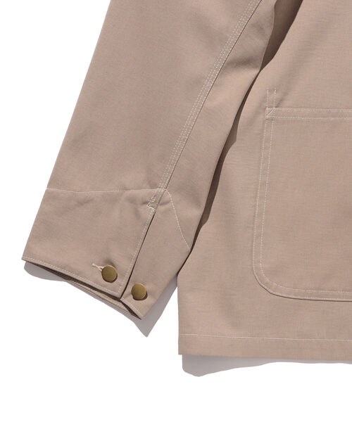 BEAMS LIGHTS（ビームスライツ）の「BEAMS LIGHTS / ツイル カバーオール（カバーオール・メンズ・ベージュ/ネイビー・SMALL/MEDIUM/LARGE）」の7枚目の写真