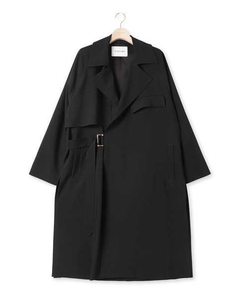 CULLNI（クルニ）の「22-SS-007 タイロッケントレンチコート（トレンチコート・メンズ・ライトブルー/ブラック/ミント/グレイッシュベージュ・1/2/0）」の10枚目の写真