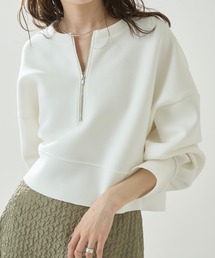 mystic | ポンチハーフZIPプルオーバー(Tシャツ/カットソー)