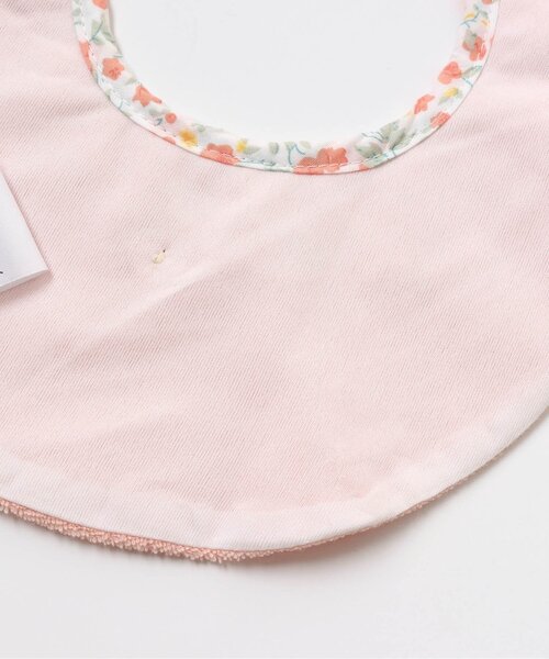 apres les cours（アプレレクール）の「花柄衿パイルスタイ（スタイ/よだれかけ・キッズ・ピンク/キナリ・90）」の10枚目の写真