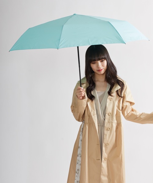 FLO(A)TUS（フロータス）の「折りたたみ傘 自動開閉 超撥水 ”フロータス 無地”（折りたたみ傘・レディース・ライトピンク/ライトグリーン/ブラック/オフホワイト/ネイビー・FREE）」の20枚目の写真