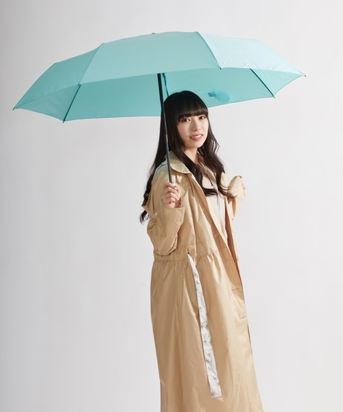 FLO(A)TUS（フロータス）の「折りたたみ傘 自動開閉 超撥水 ”フロータス 無地”（折りたたみ傘・レディース・ライトピンク/ライトグリーン/ブラック/オフホワイト/ネイビー・FREE）」の21枚目の写真