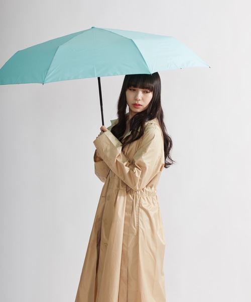 FLO(A)TUS（フロータス）の「折りたたみ傘 自動開閉 超撥水 ”フロータス 無地”（折りたたみ傘・レディース・ライトピンク/ライトグリーン/ブラック/オフホワイト/ネイビー・FREE）」の15枚目の写真