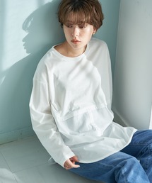 earth music&ecology | シャツドッキングTシャツ＊(Tシャツ/カットソー)
