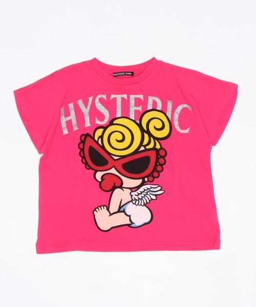 ヒスミニ　WORSHIP ANGEL MINI 半袖Tシャツ　天使 Hysteric Mini Direct Web Hystericmini ANGEL MINI BIG 半袖T