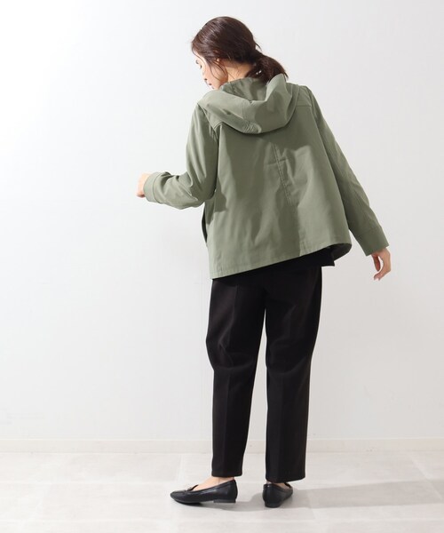 DRESKIP（ドレスキップ）の「◆【撥水/防花粉】キルトライナ－付マウンテンパーカー（ブルゾン・レディース・ブラック/ベージュ/グリーン系/カーキ・02/03/04）」の20枚目の写真