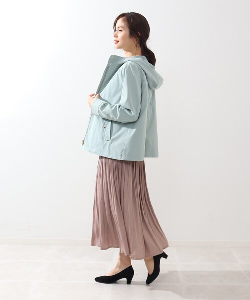 DRESKIP（ドレスキップ）の「◆【撥水/防花粉】キルトライナ－付マウンテンパーカー（ブルゾン・レディース・ブラック/ベージュ/グリーン系/カーキ・02/03/04）」の21枚目の写真