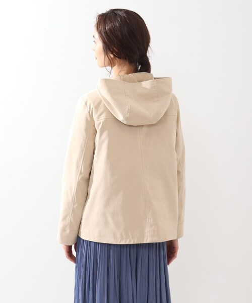 DRESKIP（ドレスキップ）の「◆【撥水/防花粉】キルトライナ－付マウンテンパーカー（ブルゾン・レディース・ブラック/ベージュ/グリーン系/カーキ・02/03/04）」の9枚目の写真