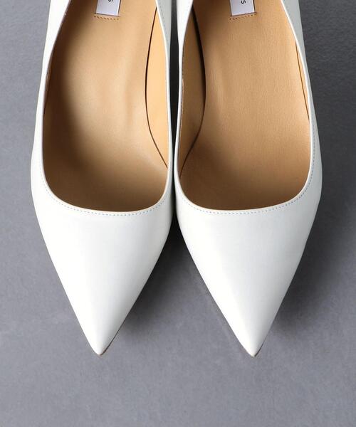 UNITED ARROWS（ユナイテッドアローズ）の「＜UNITED ARROWS＞ポインテッド ソフト パンプス（パンプス・レディース・ホワイト/ブラック/ダークグリーン/オレンジ・35/36/37/35h/37h/36h/38）」の12枚目の写真