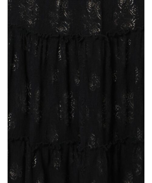 merry jenny（メリージェニー）の「ROSEレースカットティアードスカート（スカート・レディース・ブラック/アイボリー・FREE）」の18枚目の写真