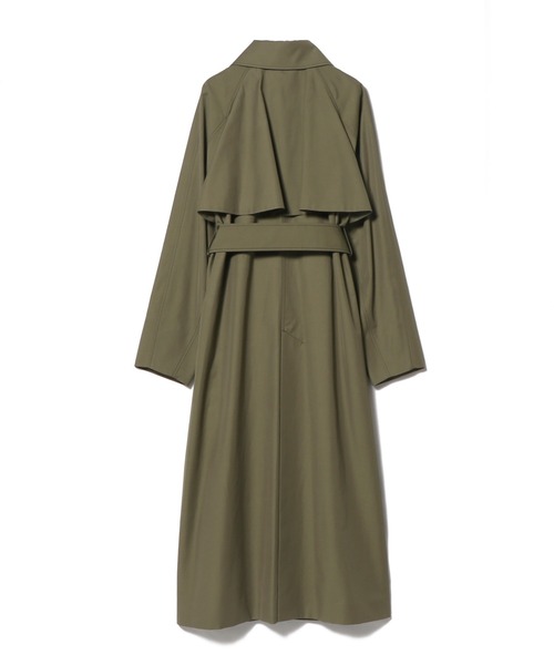 ESTNATION（エストネーション）の「ESTNATION / ECOTECギャバオーバートレンチコート（トレンチコート・レディース・ベージュ/カーキ・38/36）」の4枚目の写真