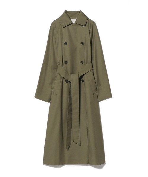 ESTNATION（エストネーション）の「ESTNATION / ECOTECギャバオーバートレンチコート（トレンチコート・レディース・ベージュ/カーキ・38/36）」の5枚目の写真