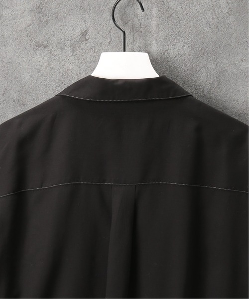 sulvam（サルバム）の「【SULVAM / サルバム】OPEN COLLAR SHIRT（シャツ/ブラウス・メンズ・ブラック・MEDIUM）」の6枚目の写真