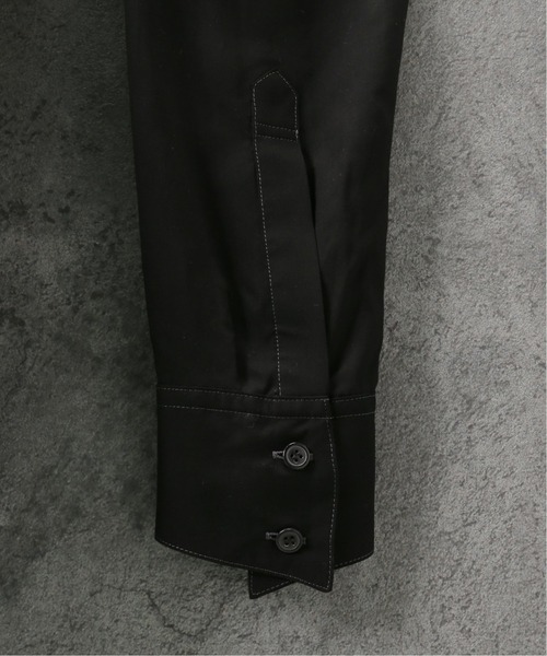 sulvam（サルバム）の「【SULVAM / サルバム】OPEN COLLAR SHIRT（シャツ/ブラウス・メンズ・ブラック・MEDIUM）」の8枚目の写真