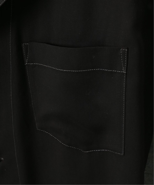 sulvam（サルバム）の「【SULVAM / サルバム】OPEN COLLAR SHIRT（シャツ/ブラウス・メンズ・ブラック・MEDIUM）」の9枚目の写真