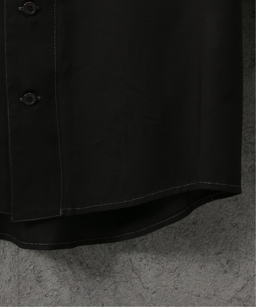 sulvam（サルバム）の「【SULVAM / サルバム】OPEN COLLAR SHIRT（シャツ/ブラウス・メンズ・ブラック・MEDIUM）」の11枚目の写真
