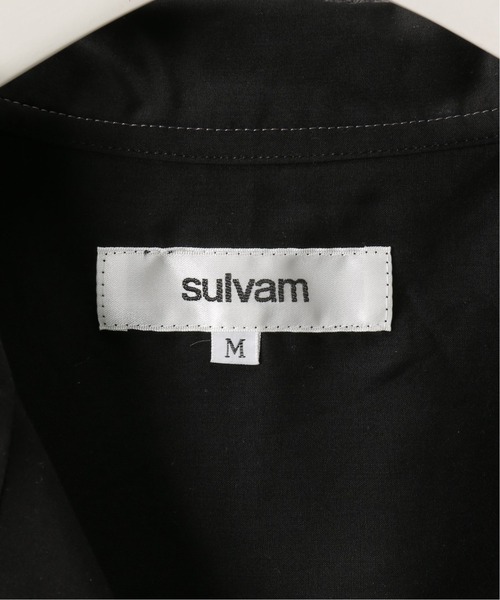 sulvam（サルバム）の「【SULVAM / サルバム】OPEN COLLAR SHIRT（シャツ/ブラウス・メンズ・ブラック・MEDIUM）」の12枚目の写真