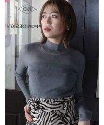 MURUA | シアーミニマルタートル(ニット/セーター)