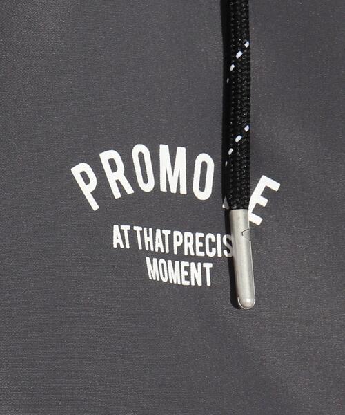 PINK-latte（ピンクラテ）の「◆フード付スポカジバイカラーブルゾン（ブルゾン・キッズ・ブラック/グリーン/ライトベージュ・14/15 /16）」の7枚目の写真