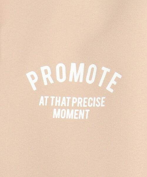 PINK-latte（ピンクラテ）の「◆フード付スポカジバイカラーブルゾン（ブルゾン・キッズ・ブラック/グリーン/ライトベージュ・14/15 /16）」の12枚目の写真